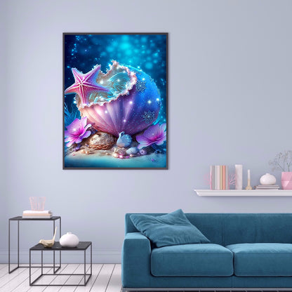 Sea Shell - Full Round Drill Diamond Painting 30*40CM