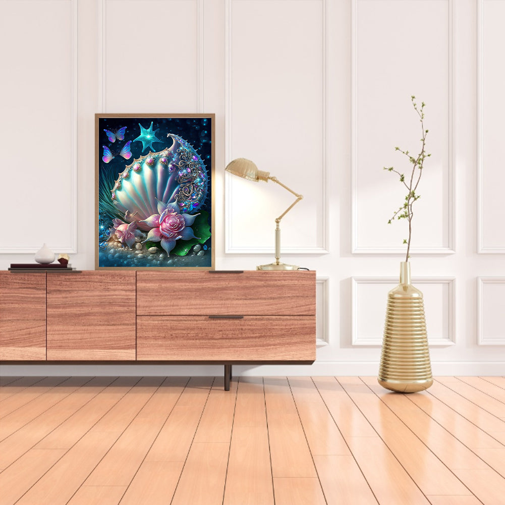 Sea Shell - Full Round Drill Diamond Painting 30*40CM