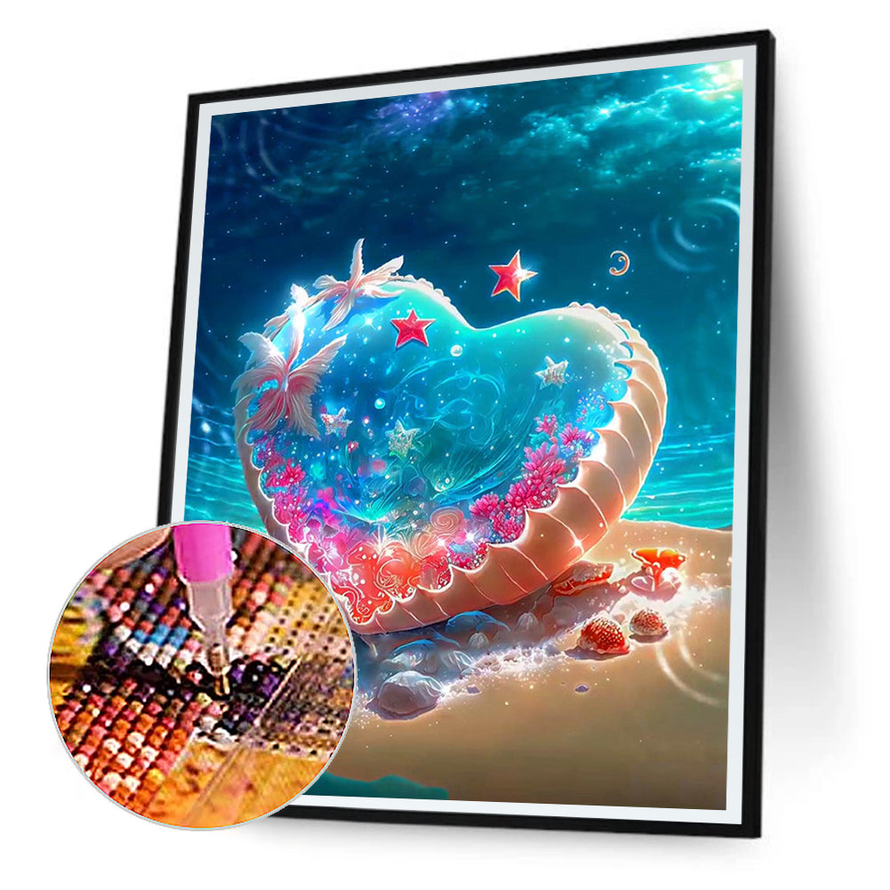 Sea Shell - Full Round Drill Diamond Painting 30*40CM