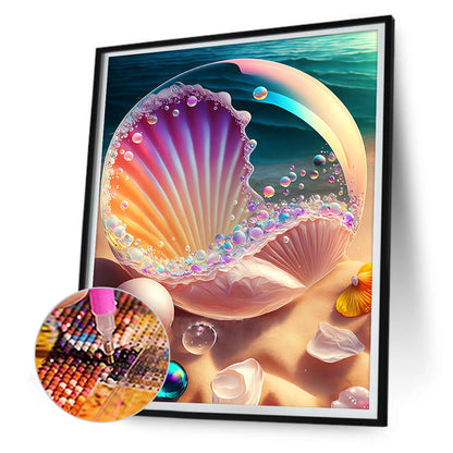 Sea Shell - Full Round Drill Diamond Painting 30*40CM