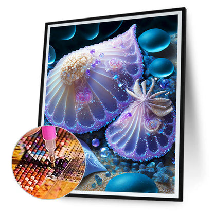 Sea Shell - Full Round Drill Diamond Painting 30*40CM