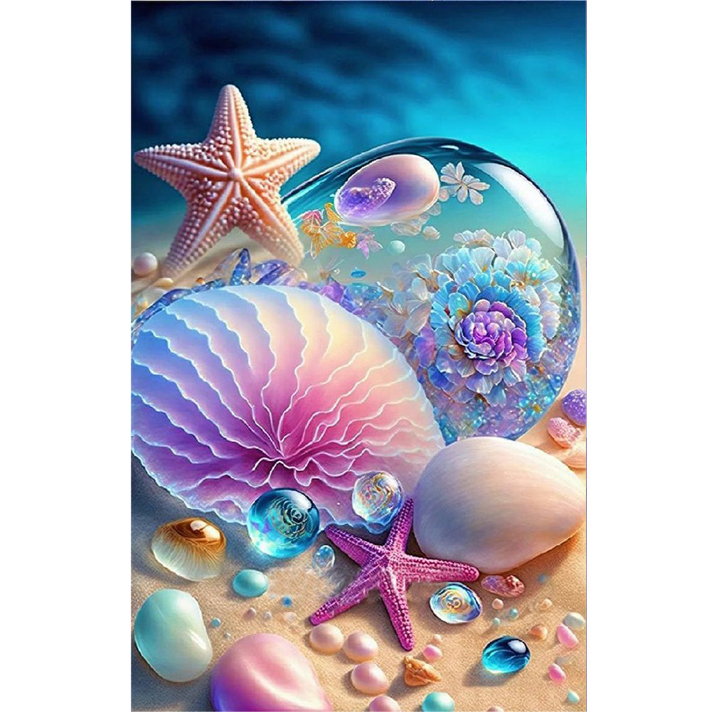 Beach Shells - Full Round Drill Diamond Painting 40*60CM