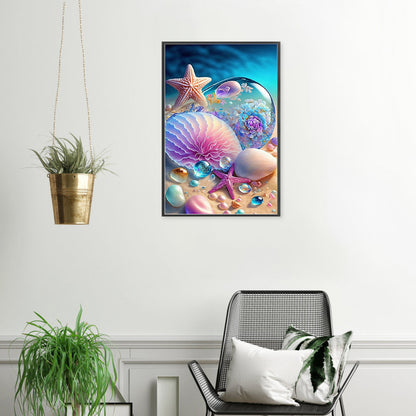 Beach Shells - Full Round Drill Diamond Painting 40*60CM