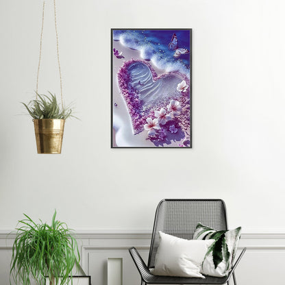 Beach Scenery - Full Round Drill Diamond Painting 40*60CM