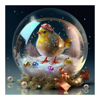 12 Zodiac Crystal Ball Chicken - Full Round Drill Diamond Painting 30*30CM