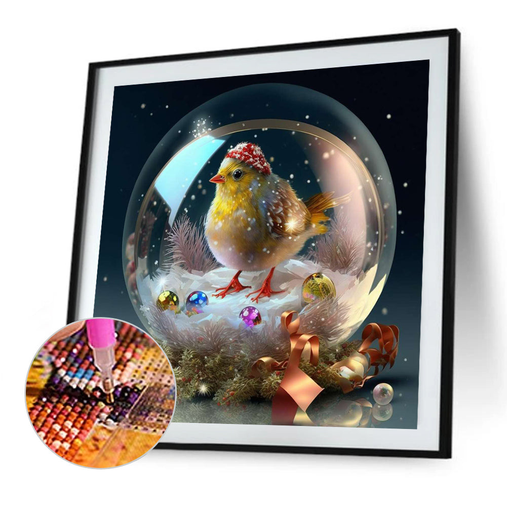 12 Zodiac Crystal Ball Chicken - Full Round Drill Diamond Painting 30*30CM