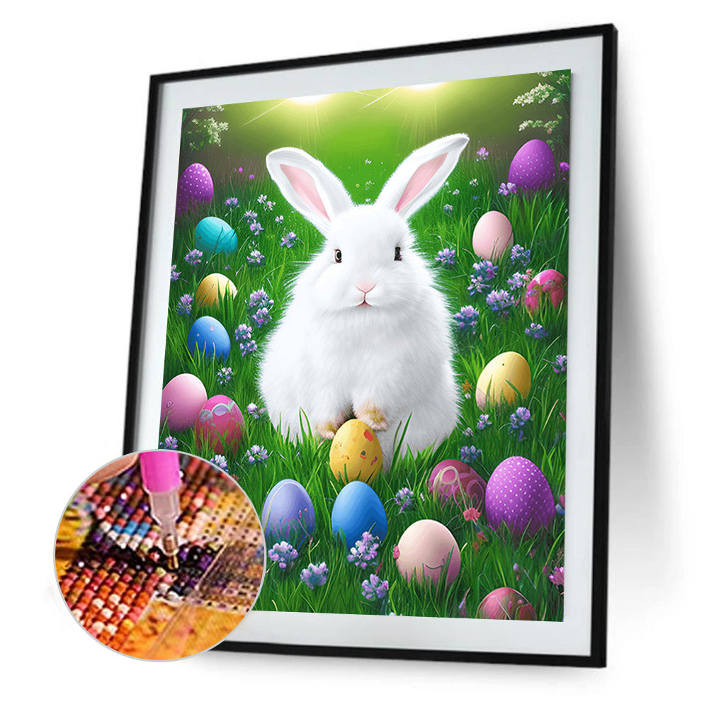 Easter Bunny - Full Round Drill Diamond Painting 30*40CM