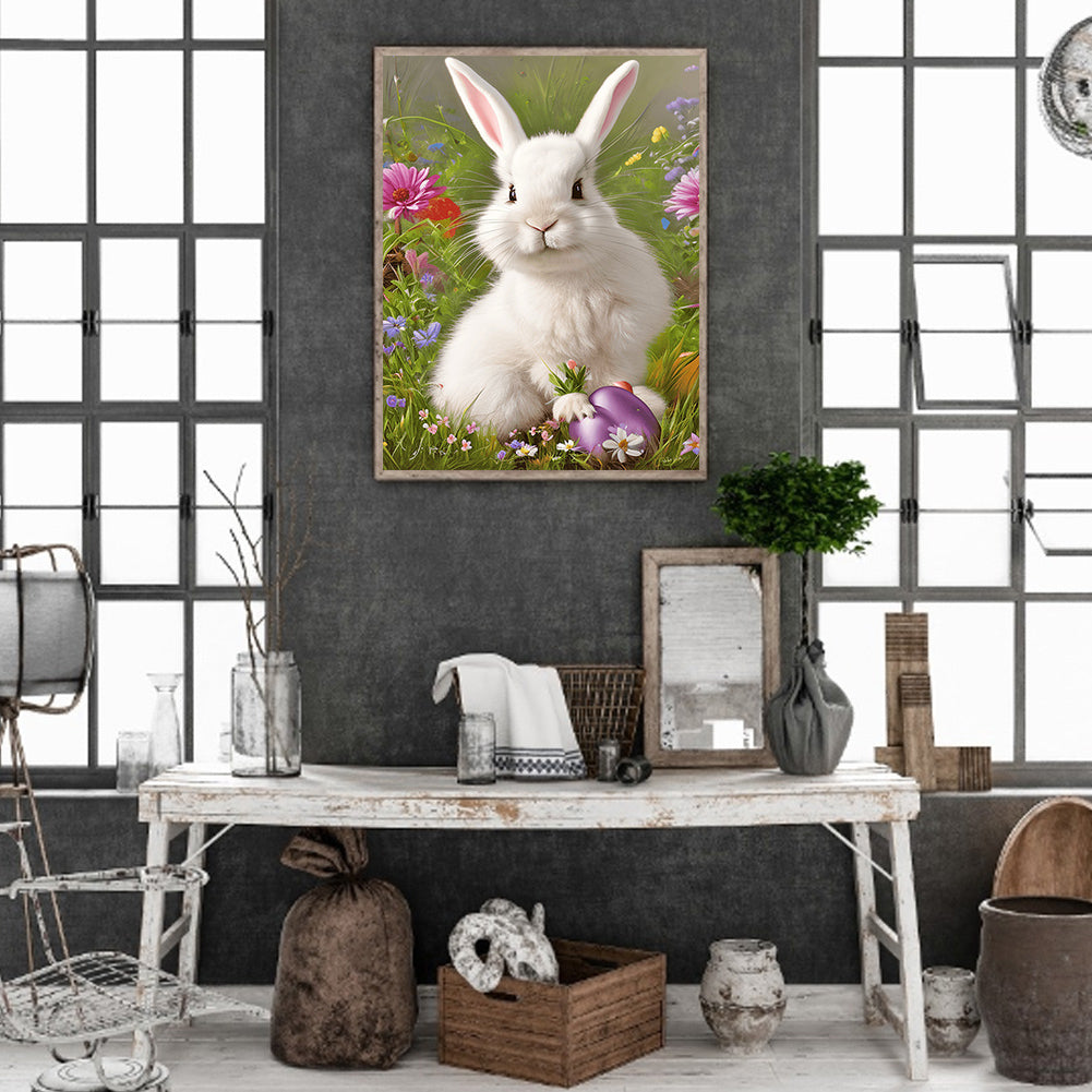 Easter Bunny - Full Round Drill Diamond Painting 30*40CM