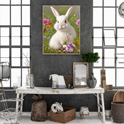 Easter Bunny - Full Round Drill Diamond Painting 30*40CM