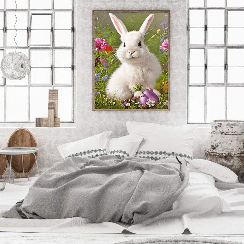 Easter Bunny - Full Round Drill Diamond Painting 30*40CM