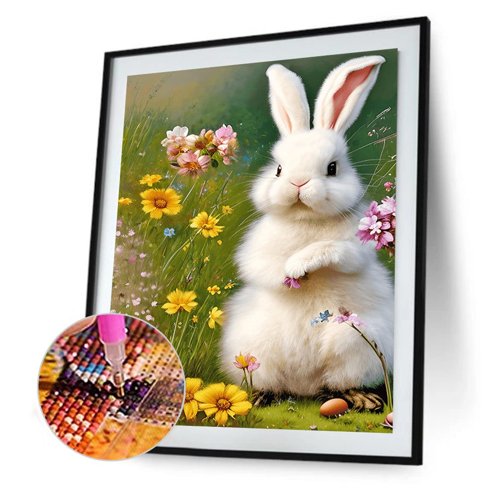 Easter Bunny - Full Round Drill Diamond Painting 30*40CM