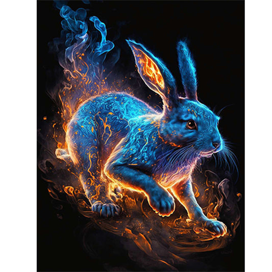 Fantasy Jade Rabbit - Full Round Drill Diamond Painting 30*40CM