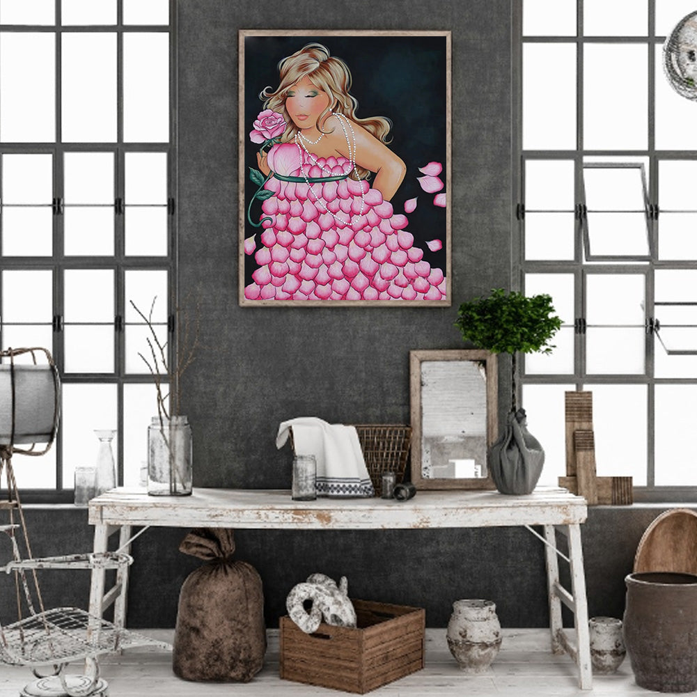 Fat Woman - Full Round Drill Diamond Painting 30*40CM