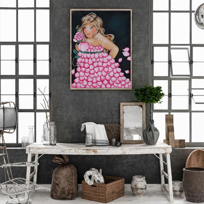 Fat Woman - Full Round Drill Diamond Painting 30*40CM
