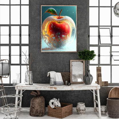 Dream Snowflake Apple - Full Round Drill Diamond Painting 30*40CM