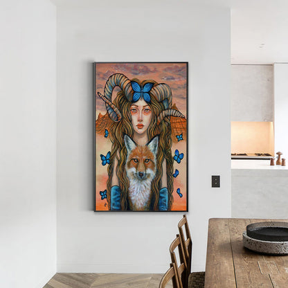Beauties And Animals - Full Round Drill Diamond Painting 40*60CM