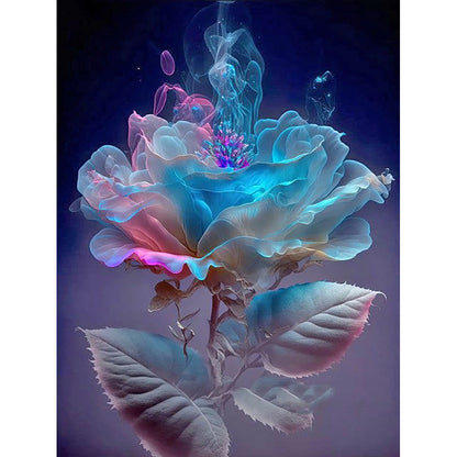 Smoke Rose - Full Round Drill Diamond Painting 30*40CM