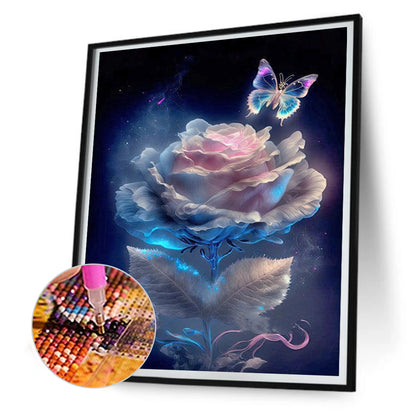 Smoke Rose - Full Round Drill Diamond Painting 30*40CM