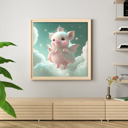 Dream Fat Pig - Full Round Drill Diamond Painting 30*30CM