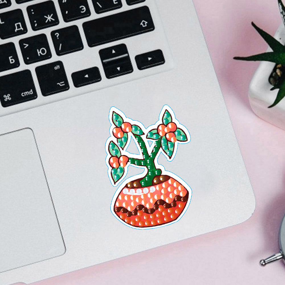 2pcs Dot Drill Sticker Cartoon Pattern DIY Art Craft for Kids Adult Gift Rewards