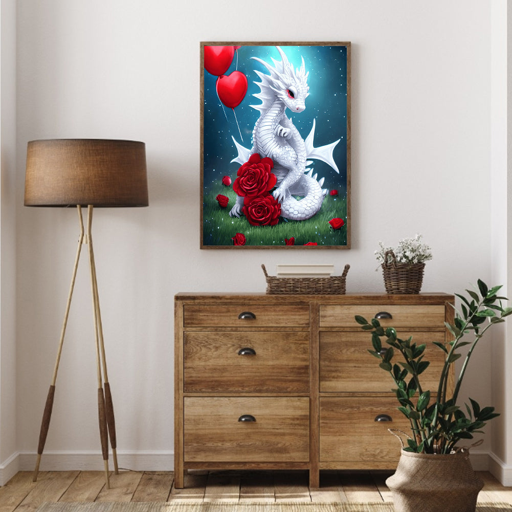 Cartoon Pterosaur - Full Round Drill Diamond Painting 30*40CM