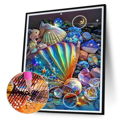 Colored Shells - Full Round Drill Diamond Painting 30*40CM