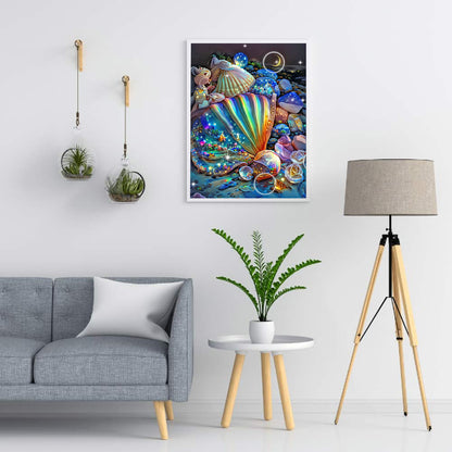 Colored Shells - Full Round Drill Diamond Painting 30*40CM