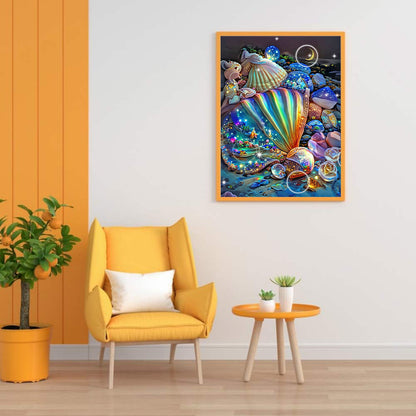 Colored Shells - Full Round Drill Diamond Painting 30*40CM