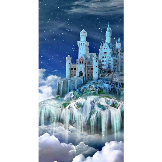 Cloud Castle - Full Round Drill Diamond Painting 40*70CM