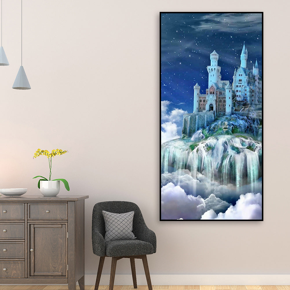 Cloud Castle - Full Round Drill Diamond Painting 40*70CM