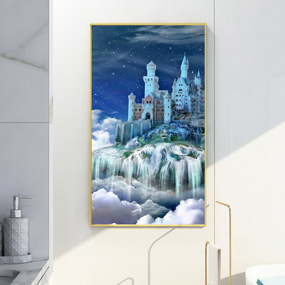 Cloud Castle - Full Round Drill Diamond Painting 40*70CM