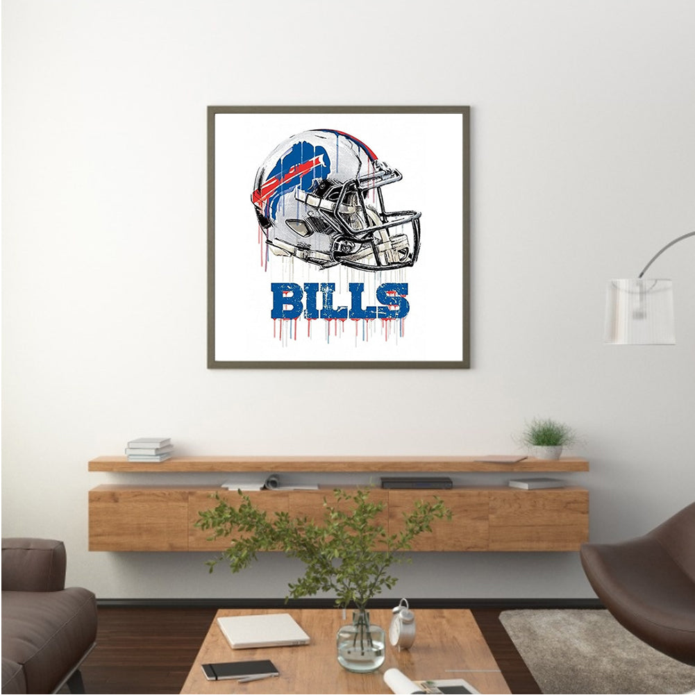 Buffalo Bills - Full Round Drill Diamond Painting 40*40CM