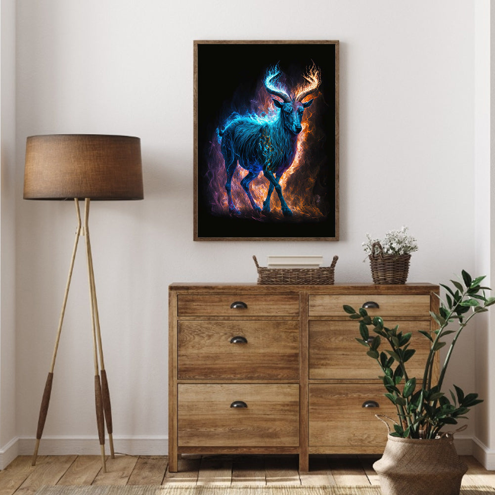 Elk - Full Round Drill Diamond Painting 30*40CM