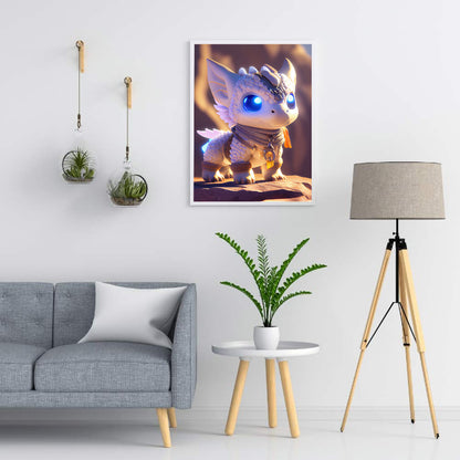 Little Dragon - Full Round Drill Diamond Painting 30*40CM