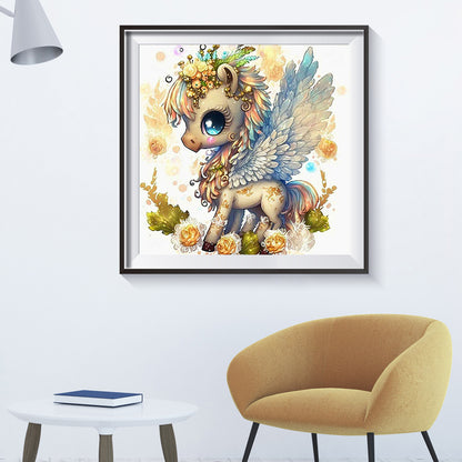 Little Dragon - Full Round Drill Diamond Painting 30*30CM