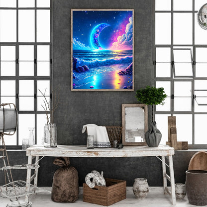 Rainbow Beach - Full Round Drill Diamond Painting 30*40CM