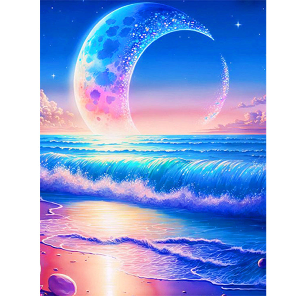 Rainbow Beach - Full Round Drill Diamond Painting 30*40CM