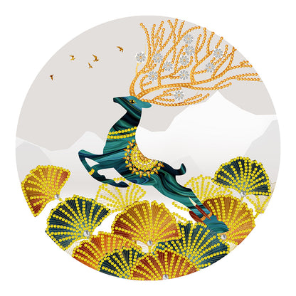 Ginkgo Leaf Elk - Special Shaped Drill Diamond Painting 30*30CM