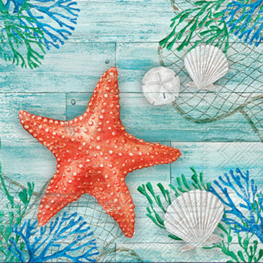 Sea Starfish - Full Round Drill Diamond Painting 40*40CM