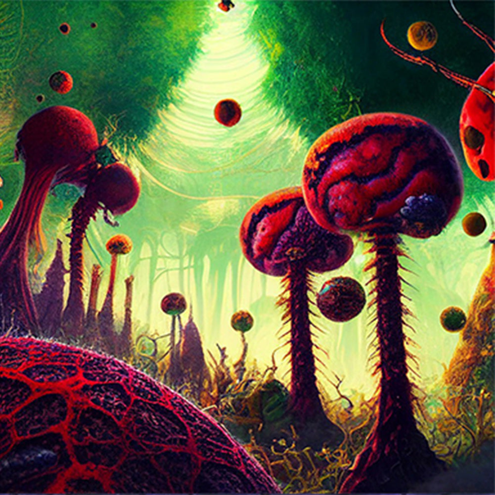 Fantasy Cell World - Full Round Drill Diamond Painting 40*40CM