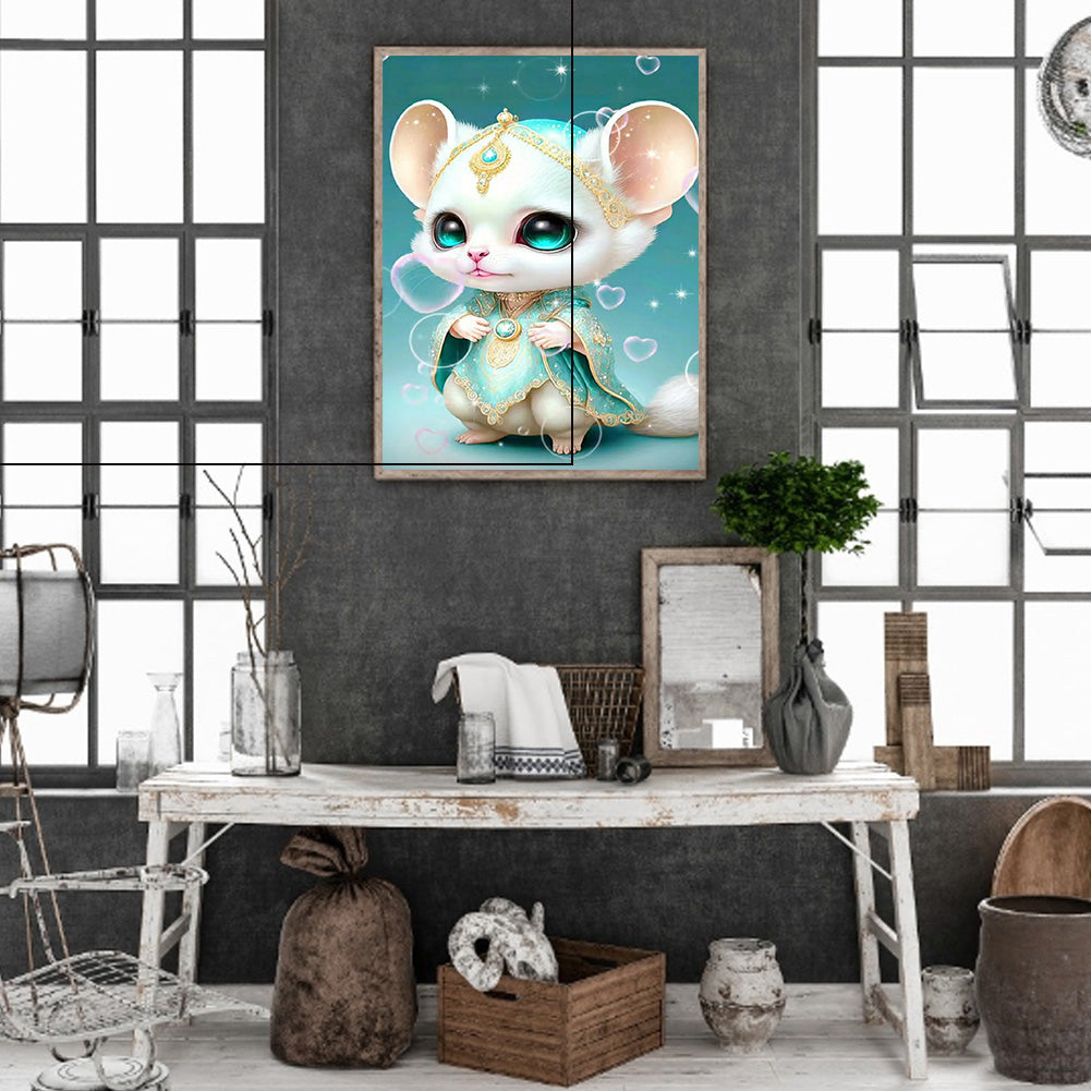 12 Zodiac Rats - Full Round Drill Diamond Painting 30*40CM