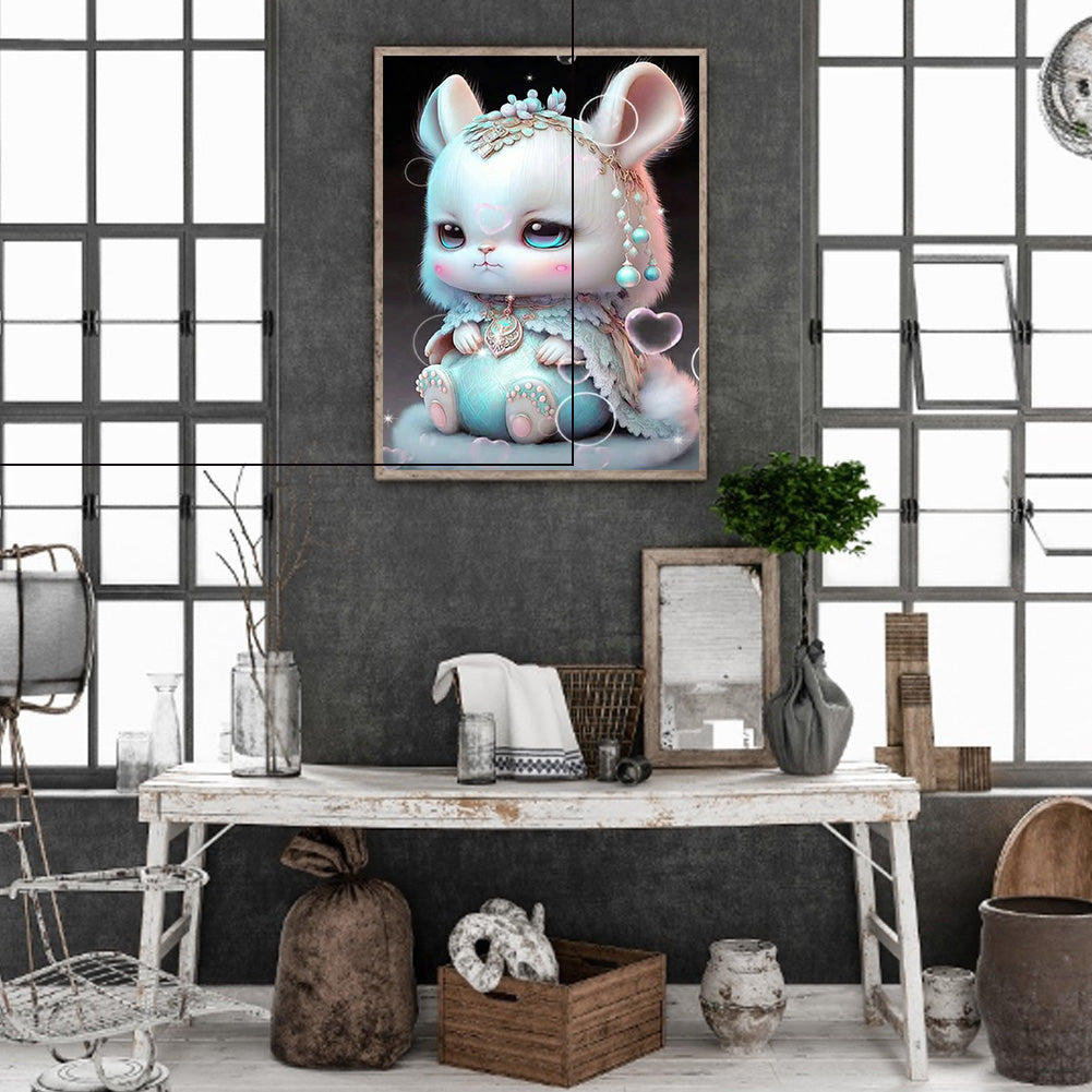 12 Zodiac Rabbits - Full Round Drill Diamond Painting 30*40CM