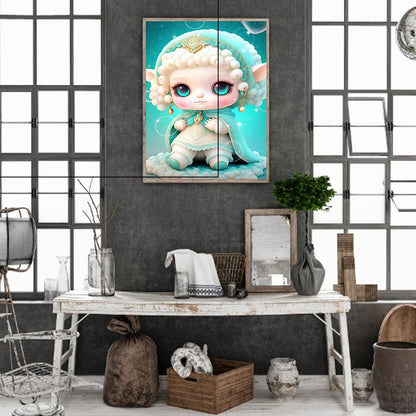 12 Zodiac Sheep - Full Round Drill Diamond Painting 30*40CM