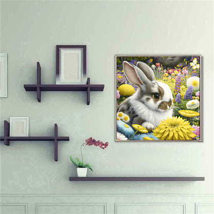 Easter Bunny Rabbit - Full Round Drill Diamond Painting 30*30CM