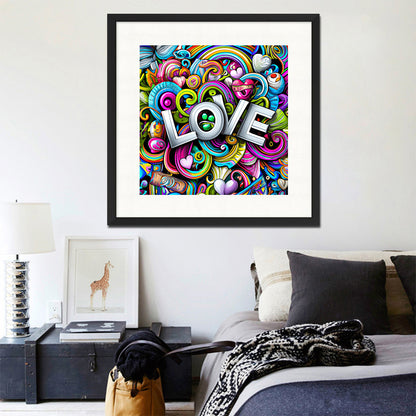 Full Of Love - Full Round Drill Diamond Painting 30*30CM