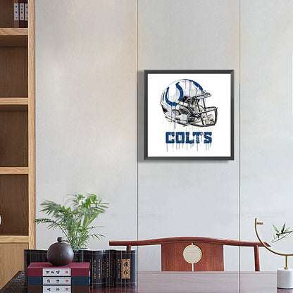 Indianapolis Colts - Full Round Drill Diamond Painting 30*30CM