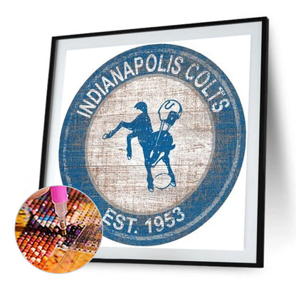 Indianapolis Colts - Full Round Drill Diamond Painting 30*30CM