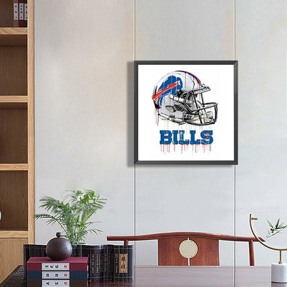 Buffalo Bills - Full Round Drill Diamond Painting 50*50CM
