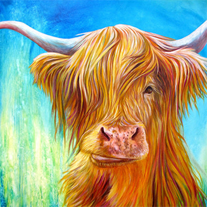 Highland Cattle - Full Square Drill Diamond Painting 50*50CM