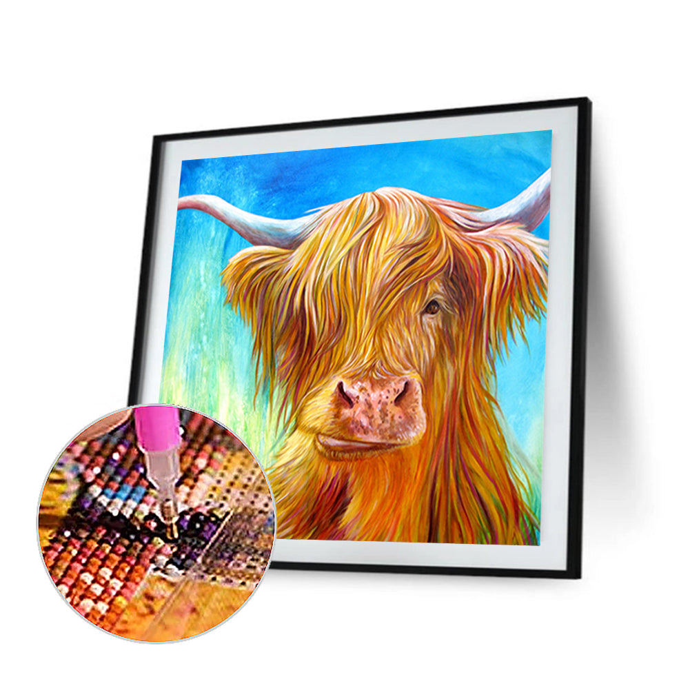 Highland Cattle - Full Square Drill Diamond Painting 50*50CM